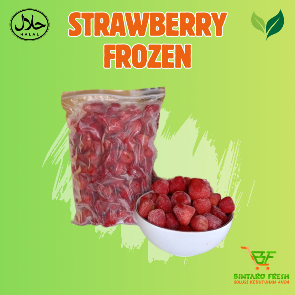 Strawberry Frozen 1 kg | Strawberry Beku 1 kg
