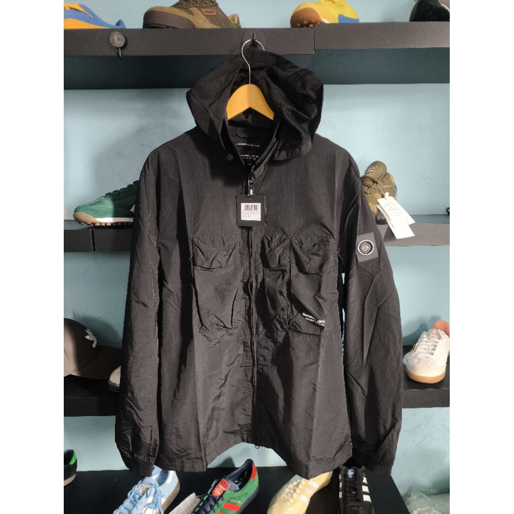 Marshall Artist Overshirt Jacket Black