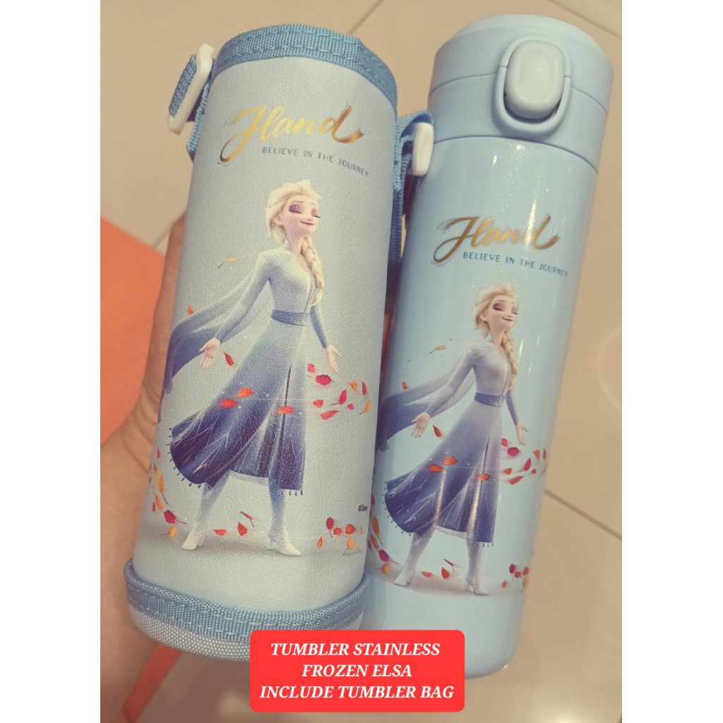 tumbler stainless elsa frozen tumbler stainless karakter elsa frozen botol minum sedotan karakter el
