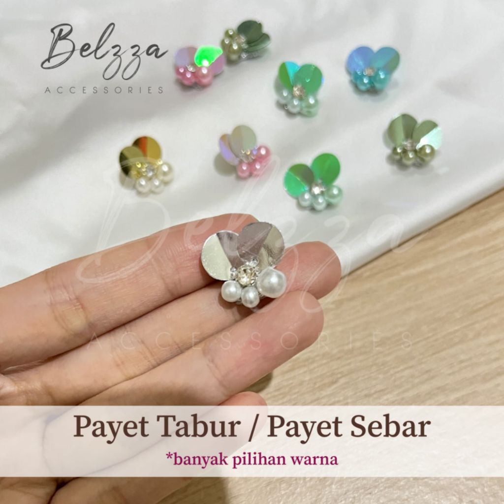 Payet instan, sampan ,mutiara ,payet premium ,Hiasan kebaya ,hijab , gaun ,dress ,baju pesta ,Payet 