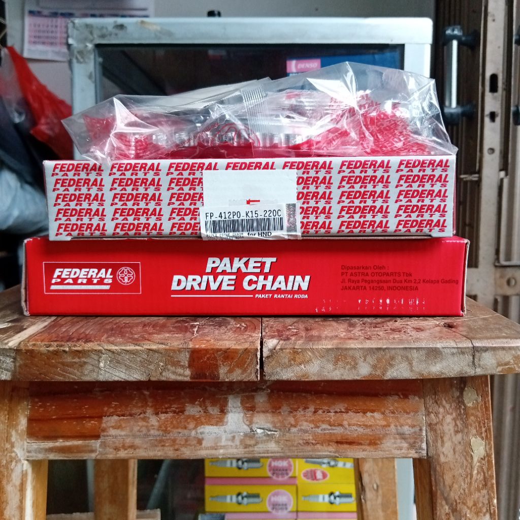 PAKET GEAR SET FEDERAL UNTUK MOTOR HONDA CB 150R OLD BOHLAM
