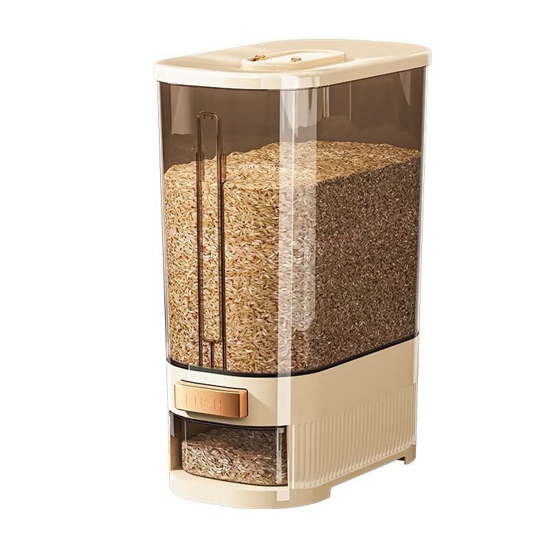 DISPENSER BERAS ESTETIK SLIM TEMPAT WADAH PENYIMPANAN BERAS MEWAH -th