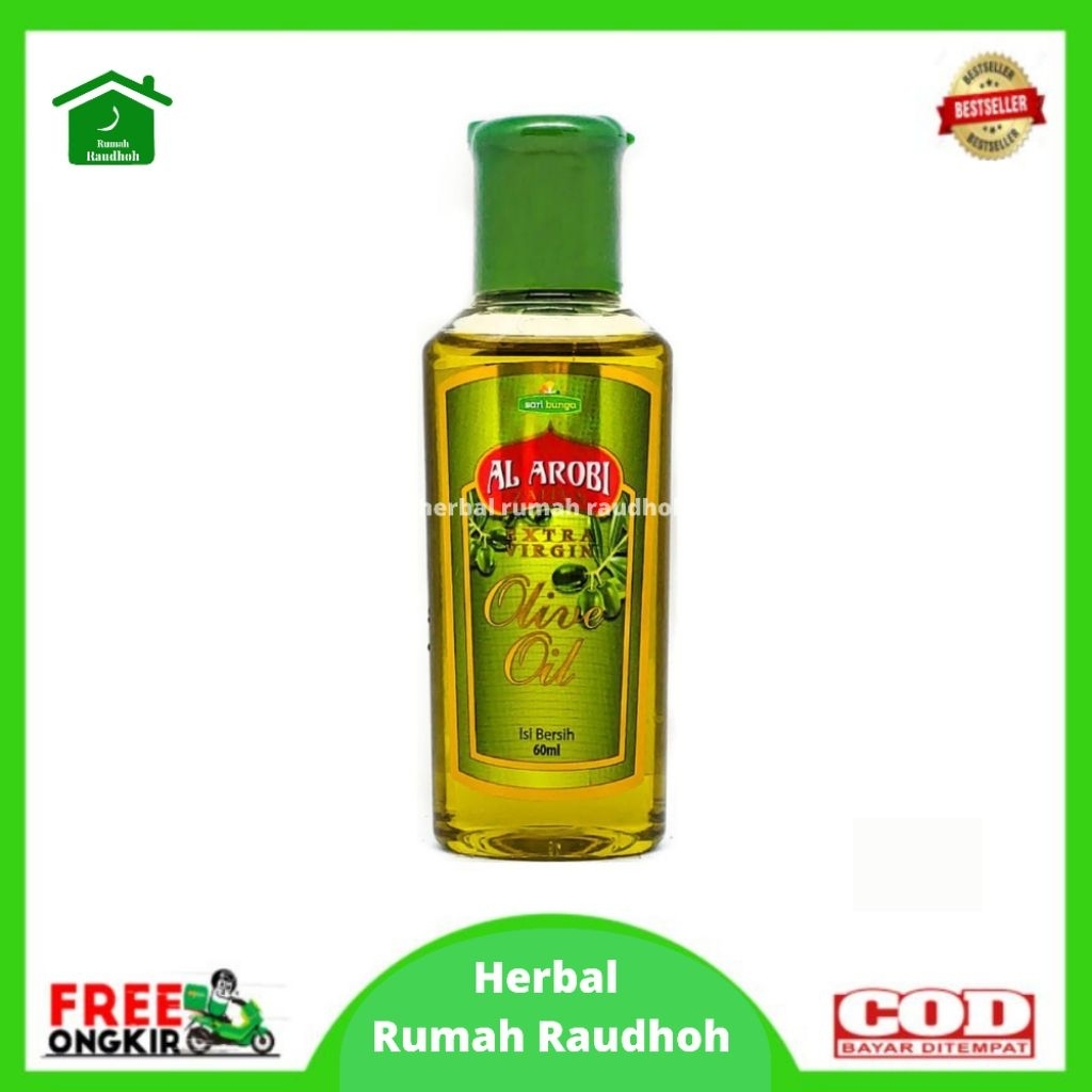 

MINYAK ZAITUN EXTRA VIRGIN OLIVE OIL AL AROBI 60 ML