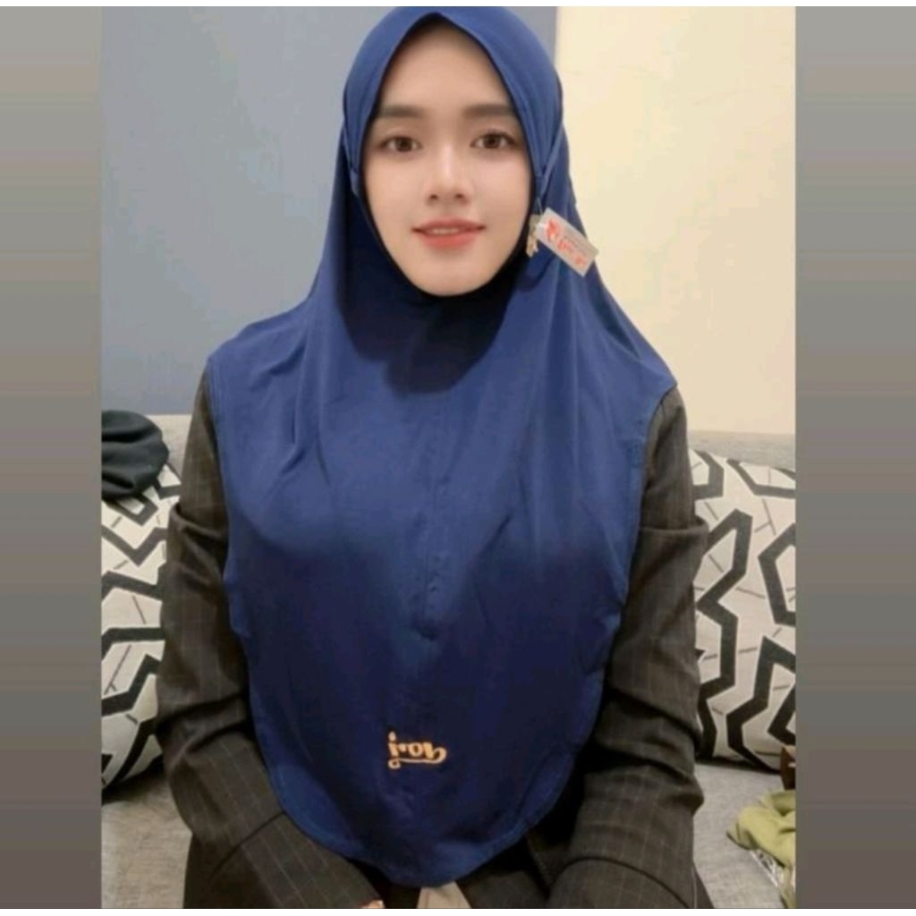 150 HIJAB INSTANT SIRIA TALI LONCENG DOI SPORTY JERSEY HQ FREE BROSS DOA IBU ORY BY BU NYAMIN