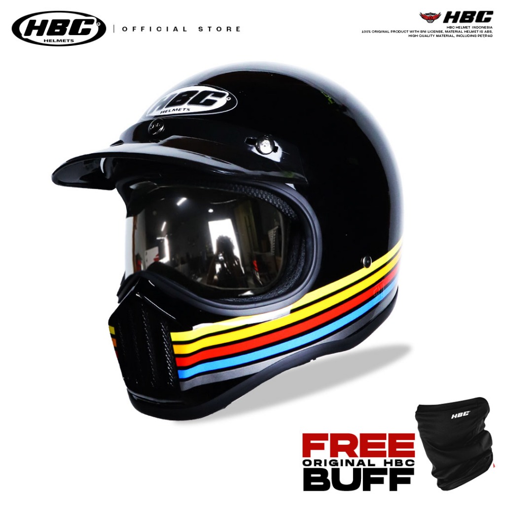 HBC Helm Cakil Pet Inner Visor Stripe