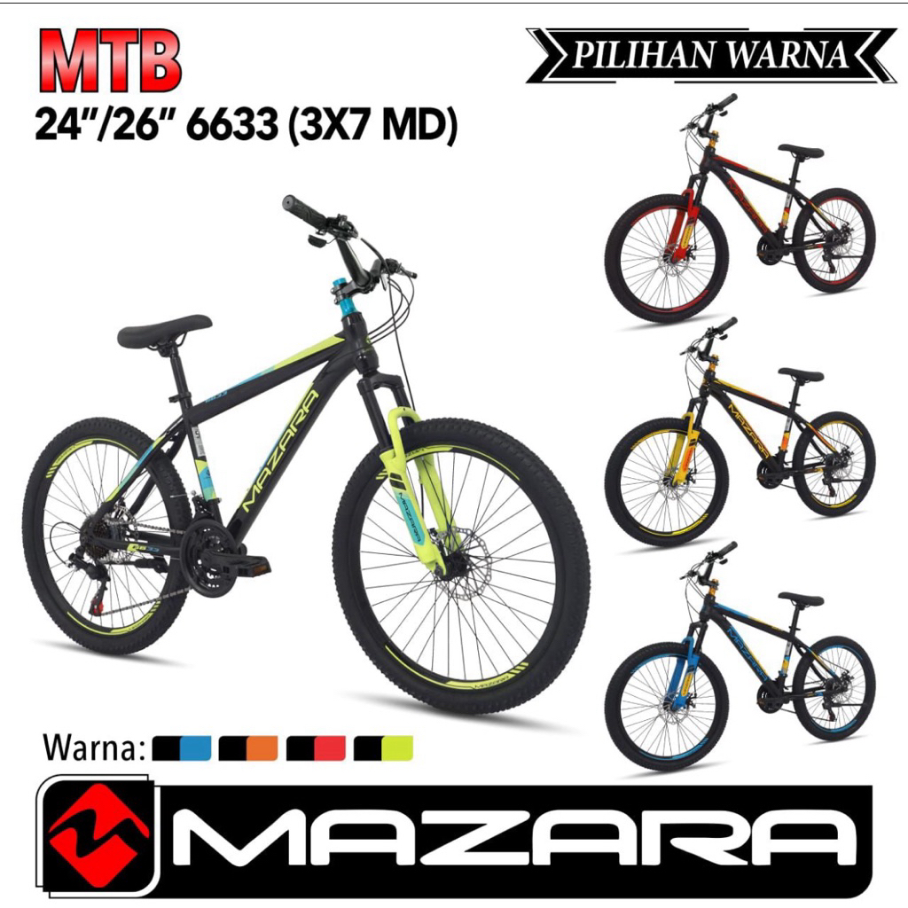 Sepeda Gunung MTB 26 Mazara