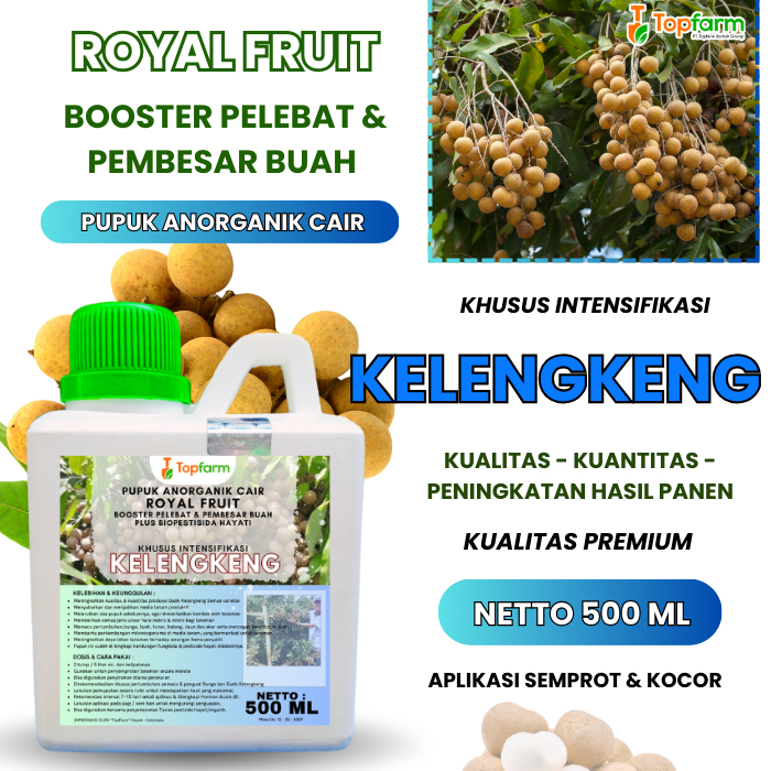 Pupuk Booster Kelengkeng/ Pupuk Booster Kelengkeng Cepat Berbuah Lebat/ Pupuk Booster Pelebat Pemani