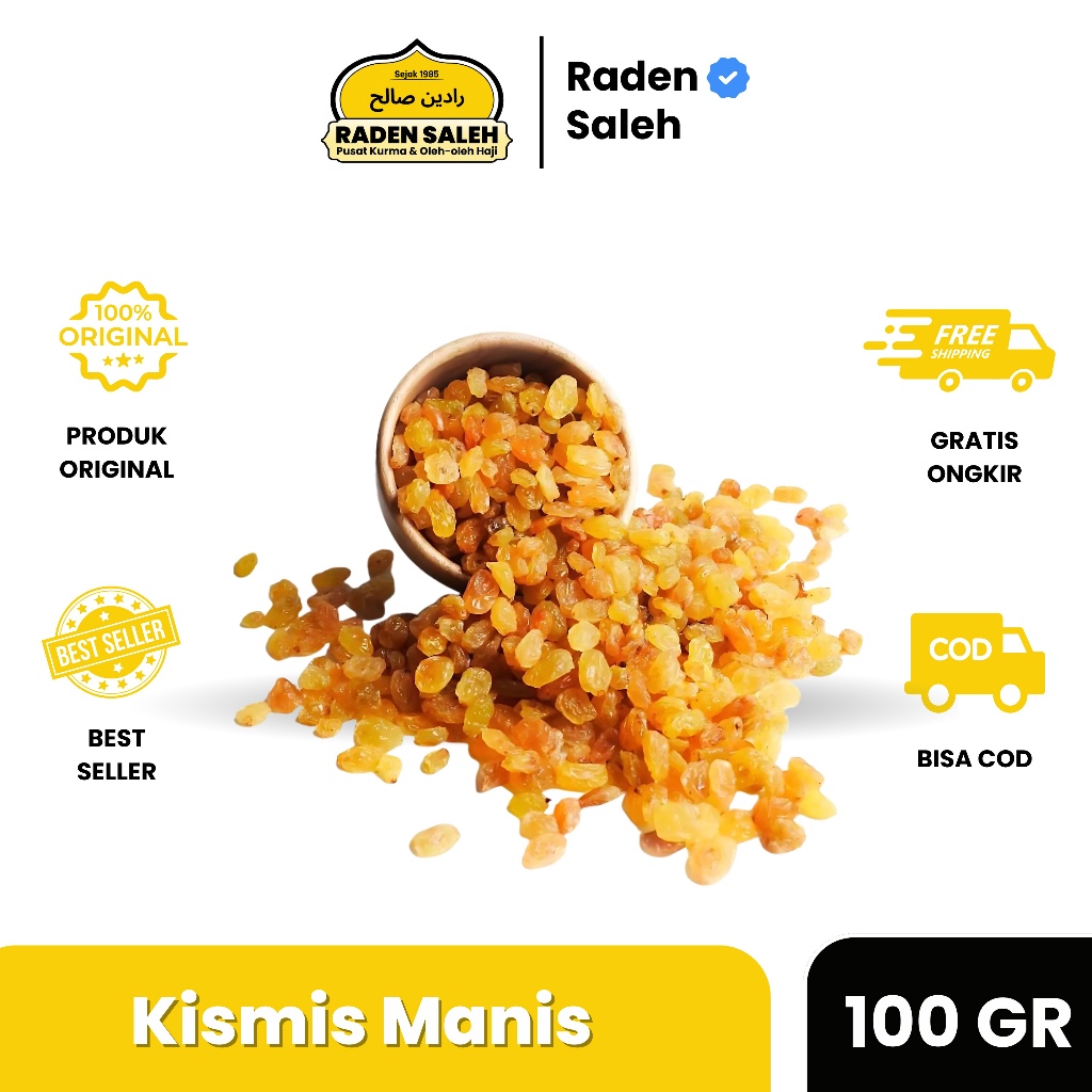 

Kismis Simin Raisin Manis 100 GR | Oleh Oleh Haji