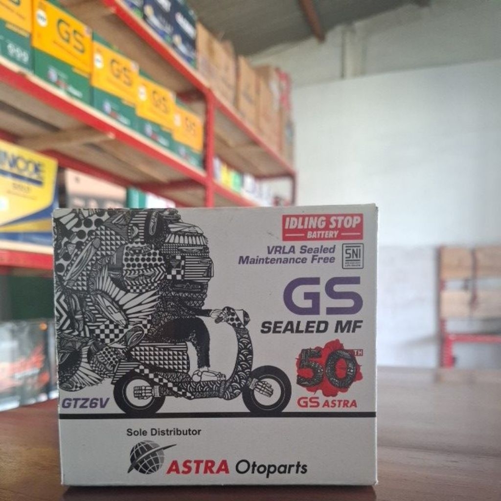 Aki Motor Gs Astra GTZ6V Aki Vario, Aki Scoopy, Aki Pcx, Aki Aerox
