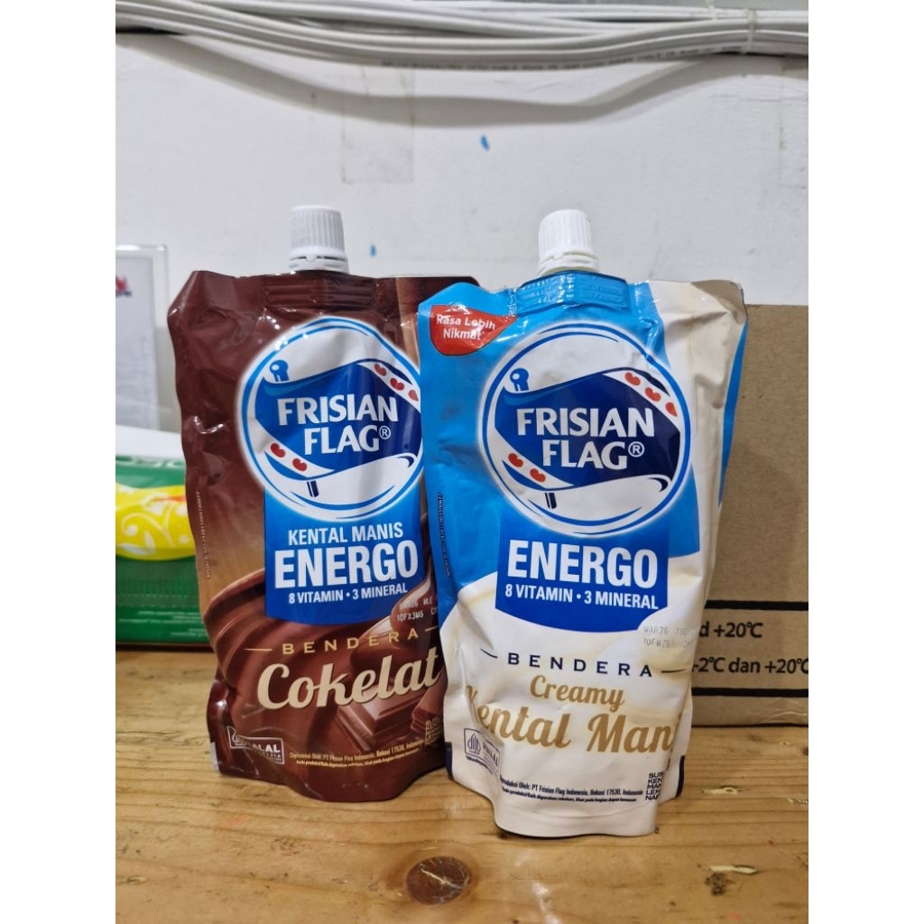 

Frisian Flag Kental Manis Pouch Mudah Tuang 240gr Putih / Cokelat