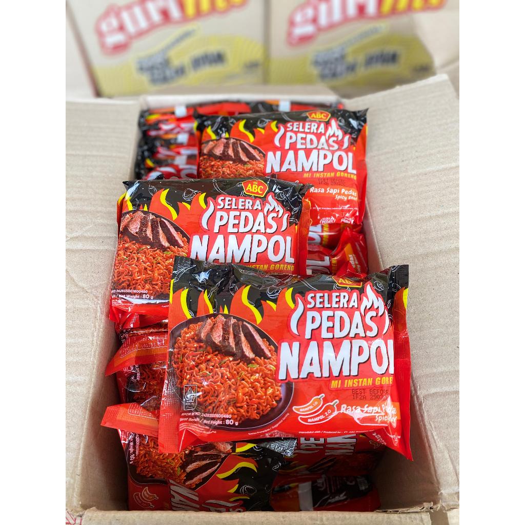 

ABC Selera Pedas Mie Goreng Nampol Mie Instan Gurih Pedas | Stok Ready
