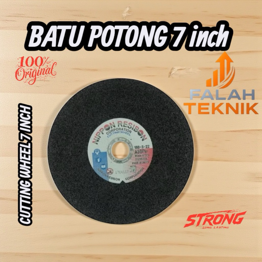 Nippon Resibon Batu Potong 7 inch atau batu potong  7 x 3