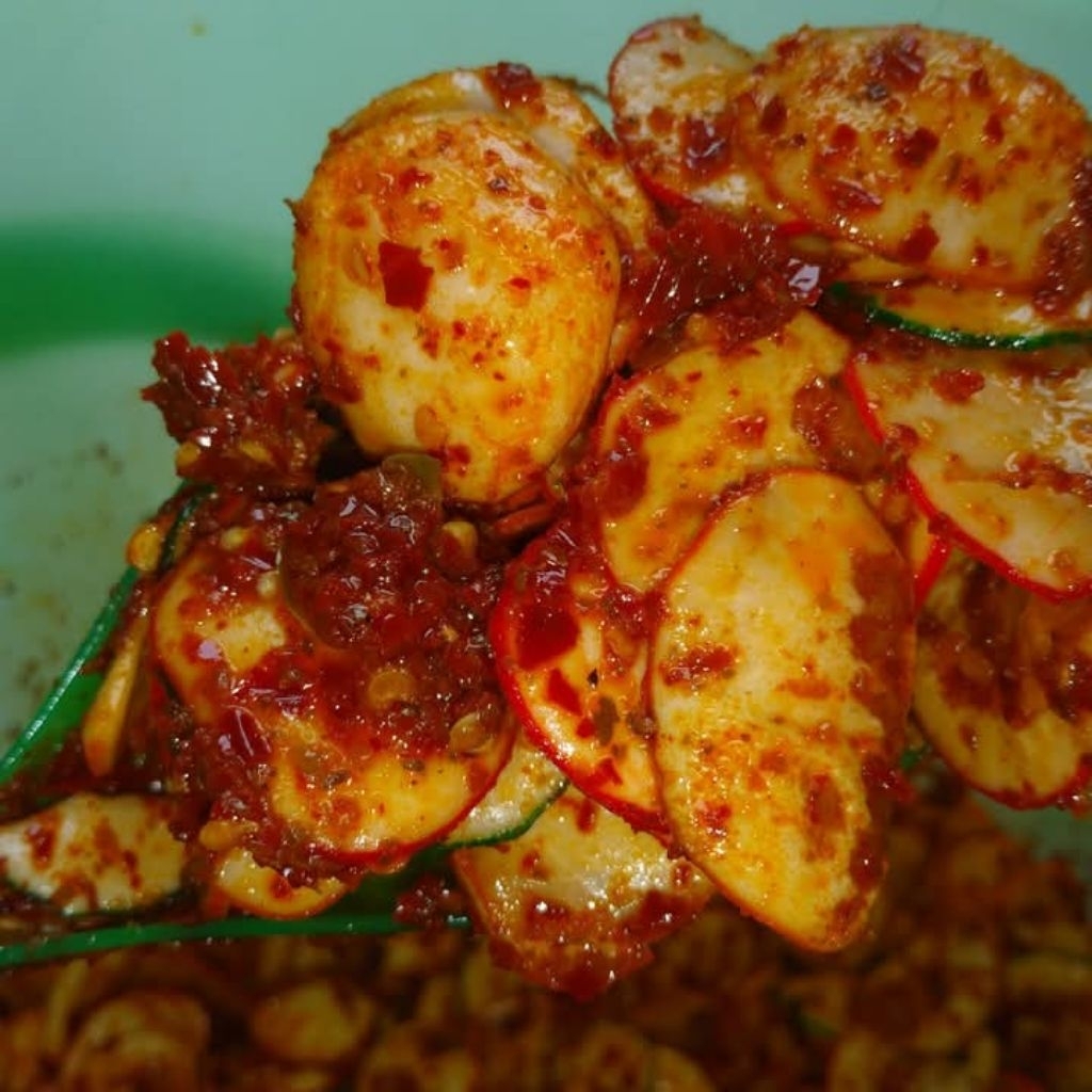 

Kerupuk sebring pedas daun jeruk