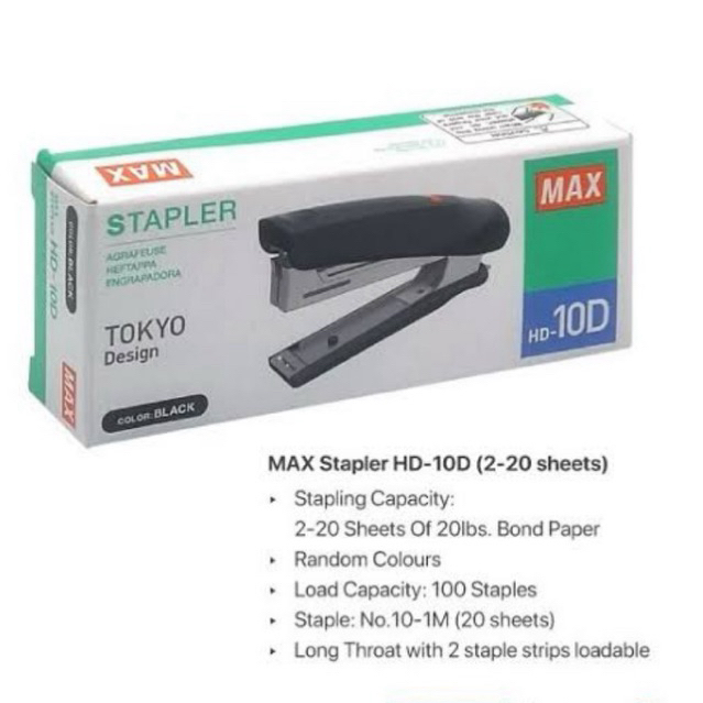 

Max - Stapler Tokyo Design HD 10D