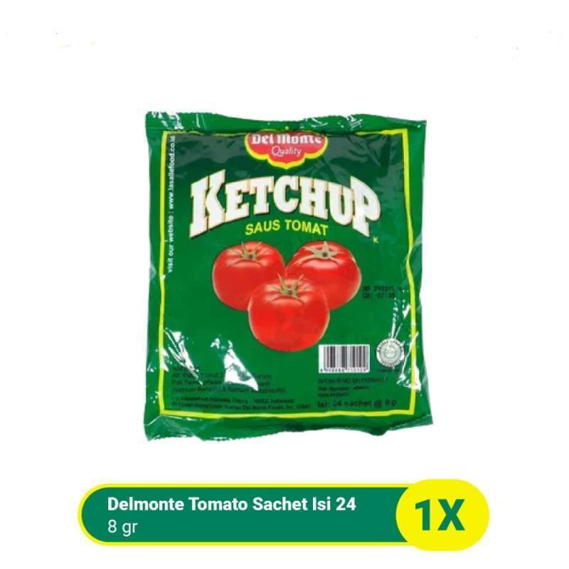 

DELMONTE SAUS TOMAT SACHET 8GR X 1PACK, PRAKTIS DAN EKONOMIS
