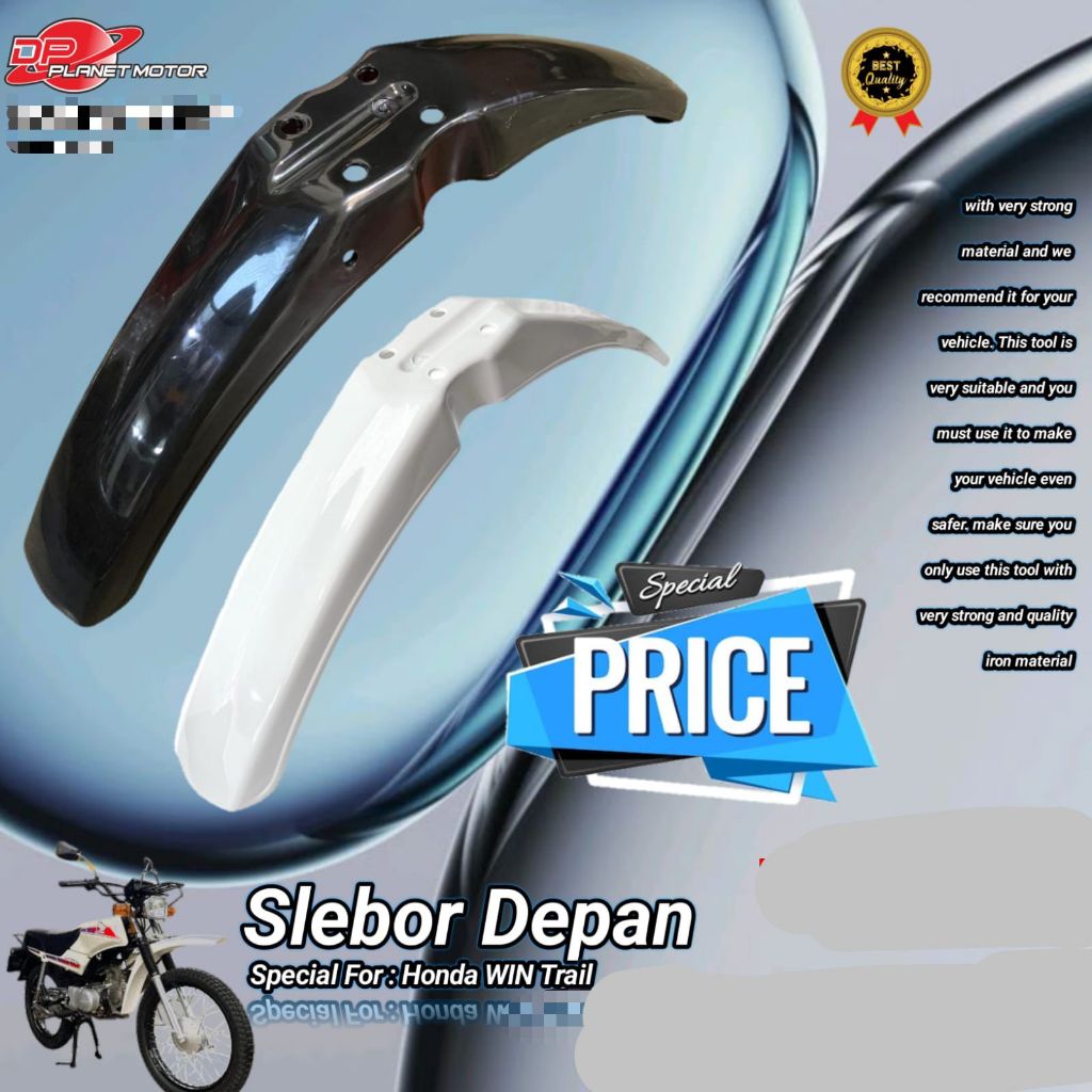 Spakbor Slebor trail depan Honda Win Win 100/slebor depan win 100 trail