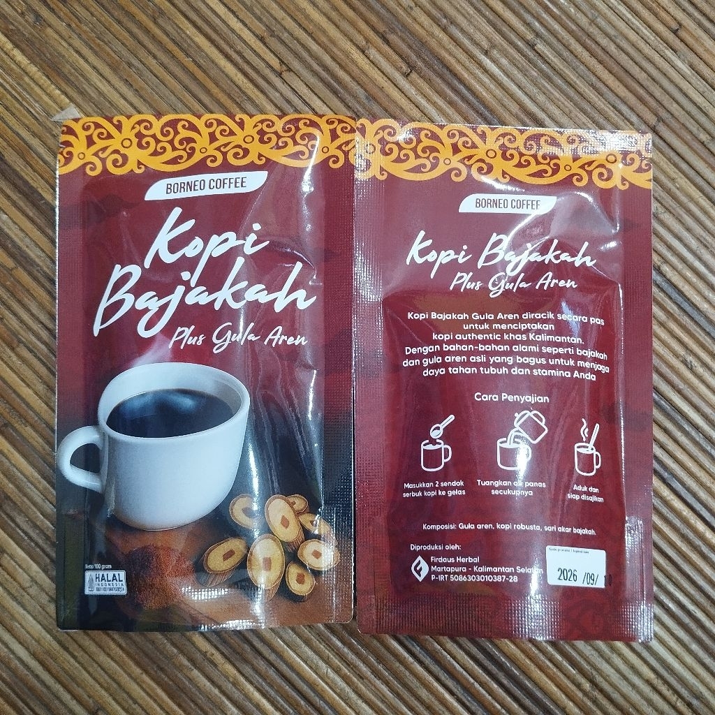 

Kopi Bajakah Plus Gula Aren Borneo Coffee