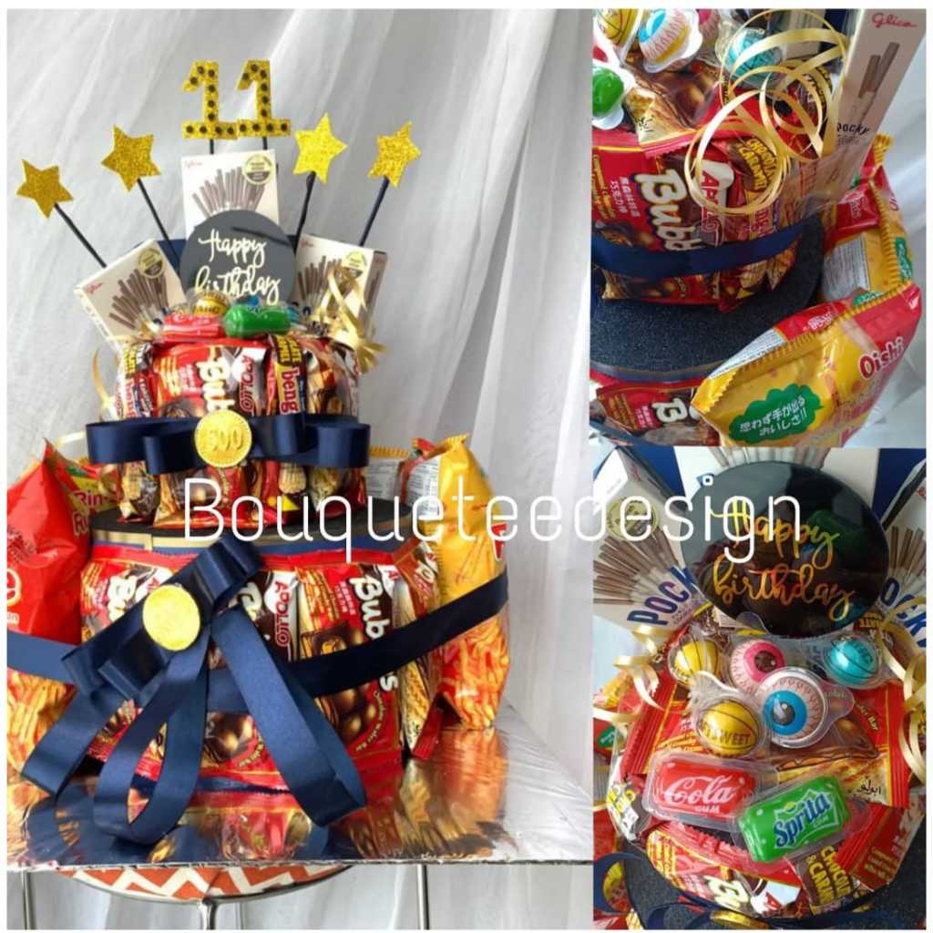 

TERLARIS SNACK TOWER BEST SELLER MENARIK BAGUS HADIAH BIRTHDAY DLL