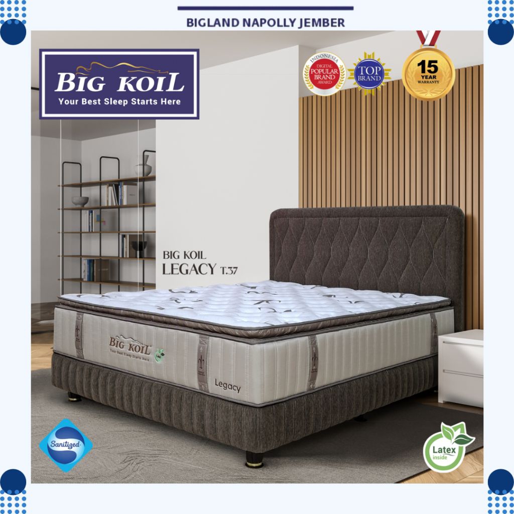 Big Koil Legacy T. 37 - Gen 3(5Z-T37) by bigland (LATEX) - Kasur saja/Full Set