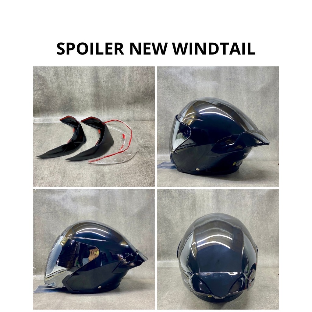 SPOILER RSV WINDTAIL - SPOILER RSV SV300 - SPOILER HELM RSV WINDTAIL