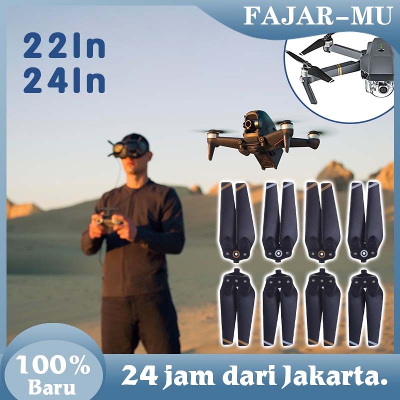 2Pcs Baling baling Dji Spark bicara Lipat Pisau / Propeller Drone / Propeller Baling Baling Drone DJ