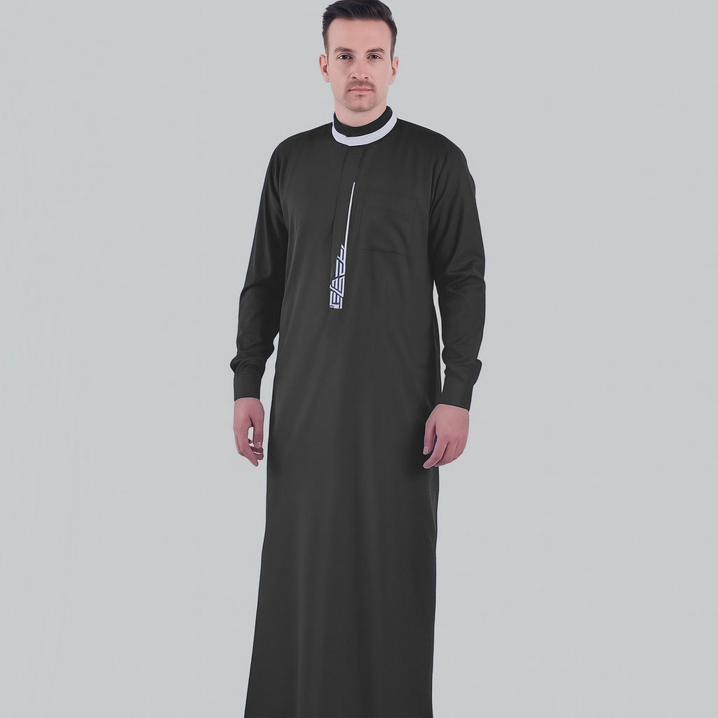 Jubah Muslim Pria Jubah Pria Jubba Muslim An-Nazir Jubah Gamis Pria Muslim Baju Takwa Jubah Muslim P