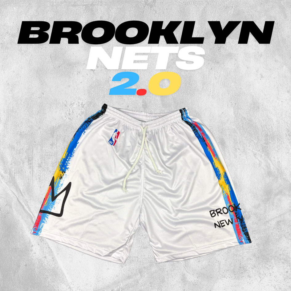 Celana Drifit Jersey Olahraga Brooklyn Nets 2.0 Basket