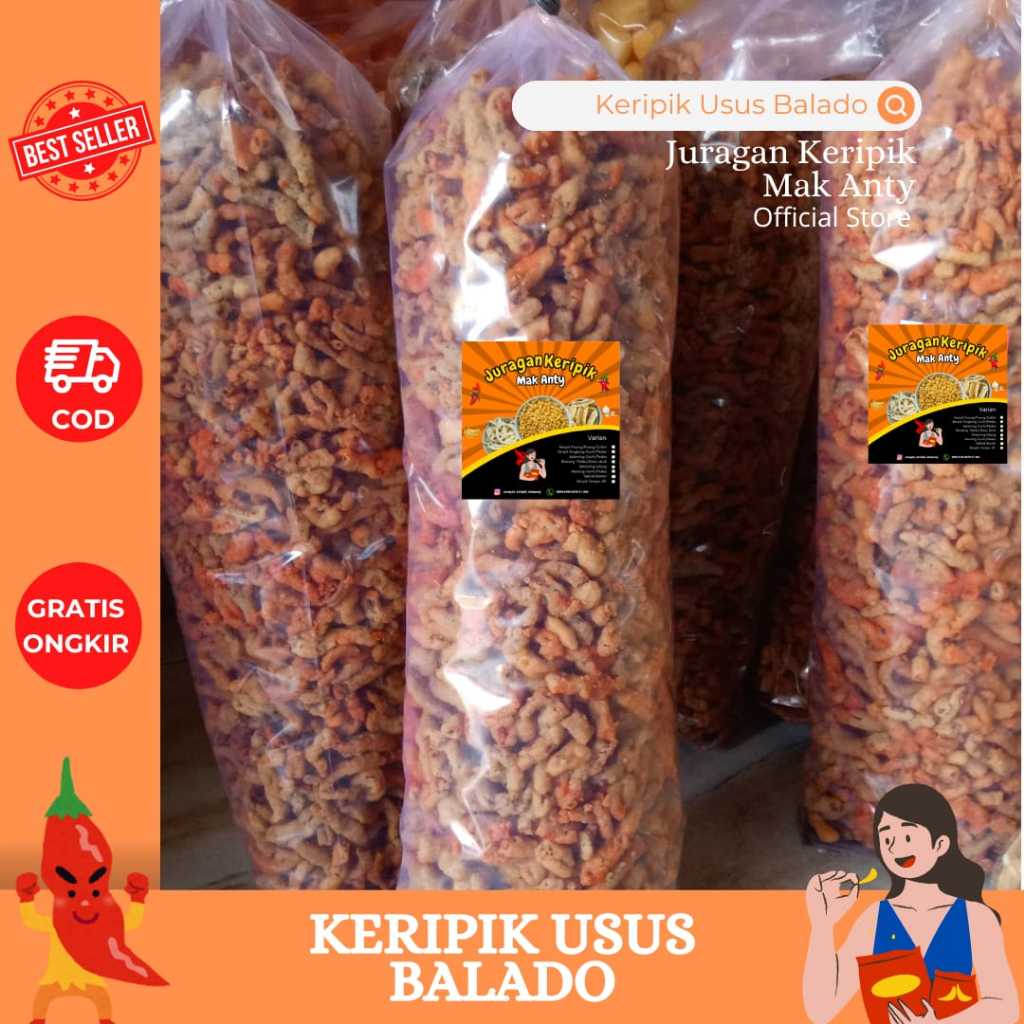 

Keripik Usus Balado 250 Gram