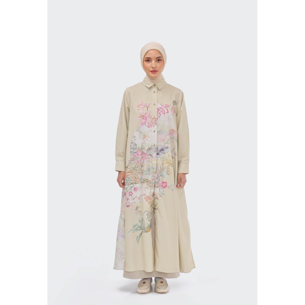 RiaMiranda Official | Lucia Ceko Shirt Dress | Gamis Dewasa