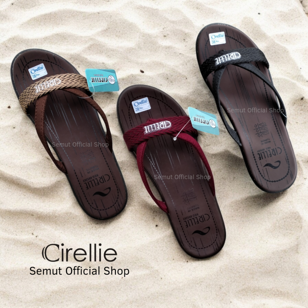 Morina Series Ori Cirellie Turki Japit B1-171 Sandal Japit Selop Wanita 37-40 Nyentric Lebih Asyik