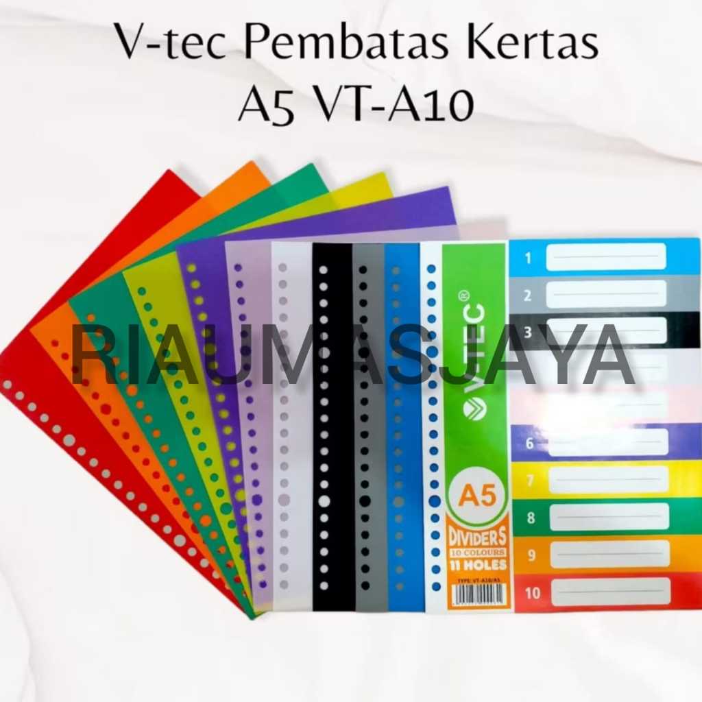

V-Tec Pembatas Binder Loose Leaf A5 with Index