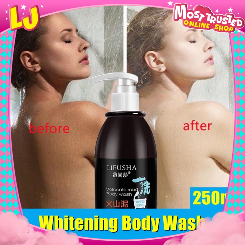 Sabun Mandi Pemutih Lumpur Vulkanik 250ml - Sabun Pemutih Tubuh, Sabun Mandi Pemutih, Halus dan Menc