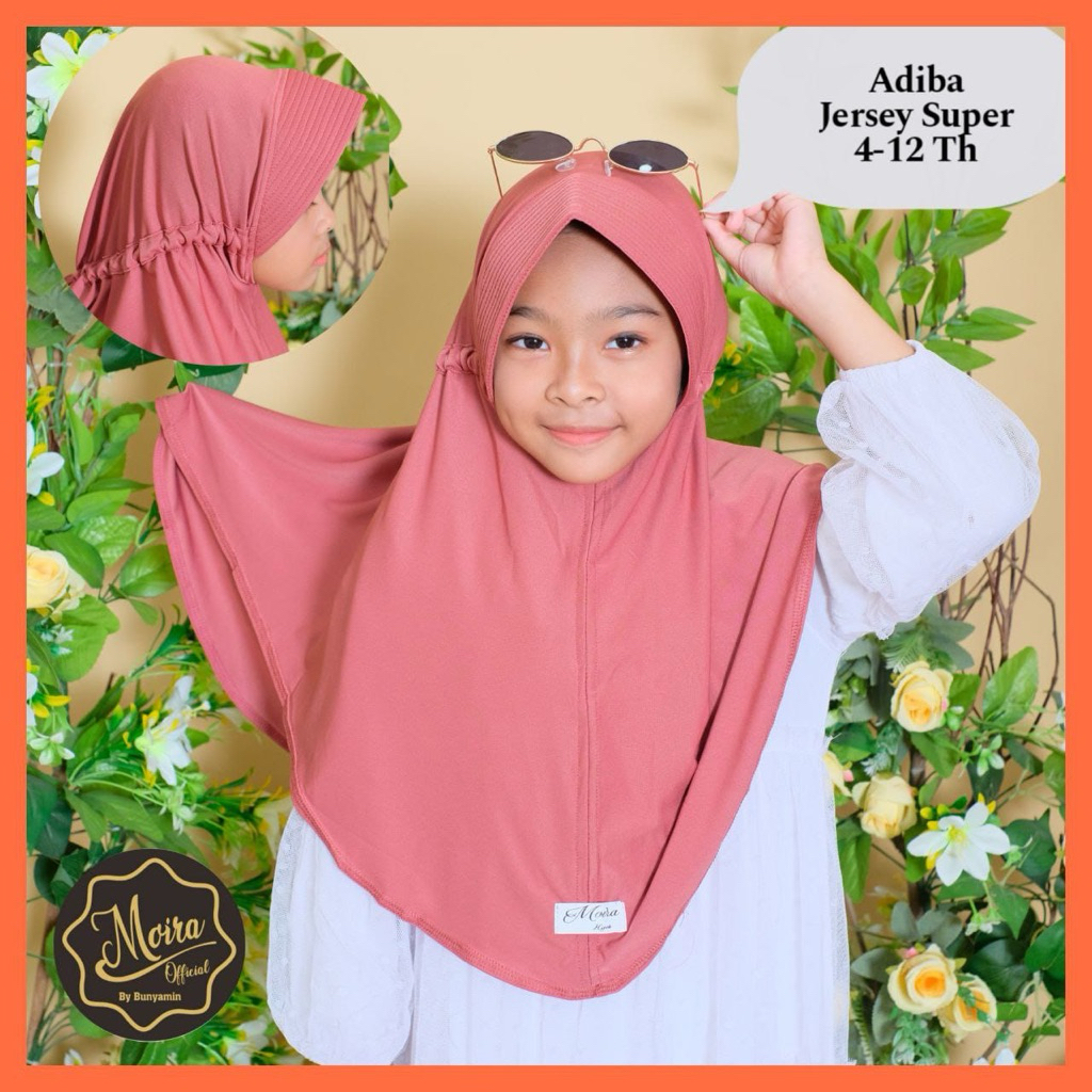 404 HIJAB ADIBA SERUT BELAKANG ANAK MOIRA JERSEY SUPER/ HIJAB MOIRA PED ANTEM ORI BY BUNYAMIN