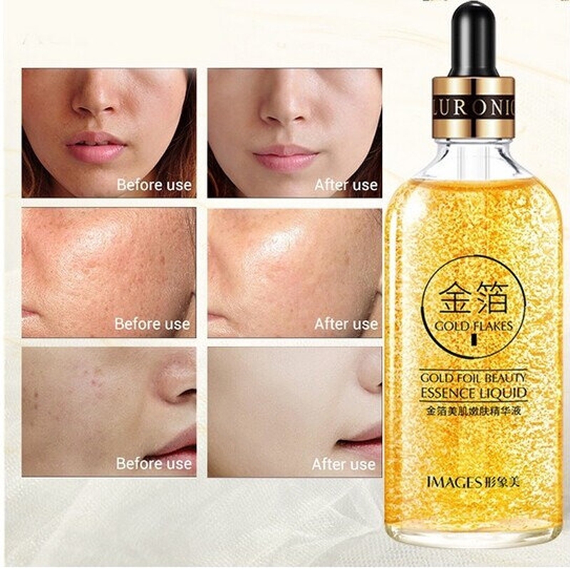 Images Serum Penghilang Flek Hitam Mencerahkan Wajah 100ml Serum Emas Pemutih Wajah Glowing
