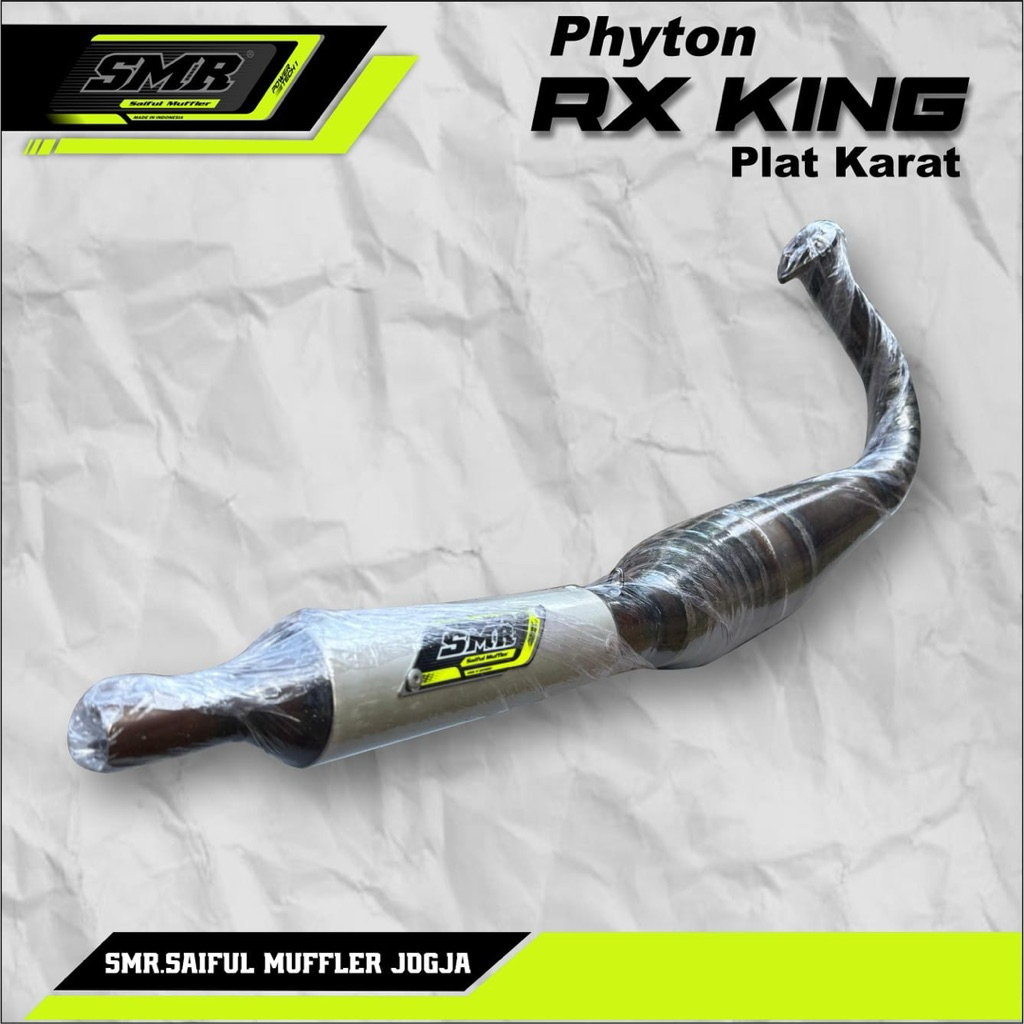 Knalpot Kolong RX KING PHYTON PLAT Original SMR Jogja