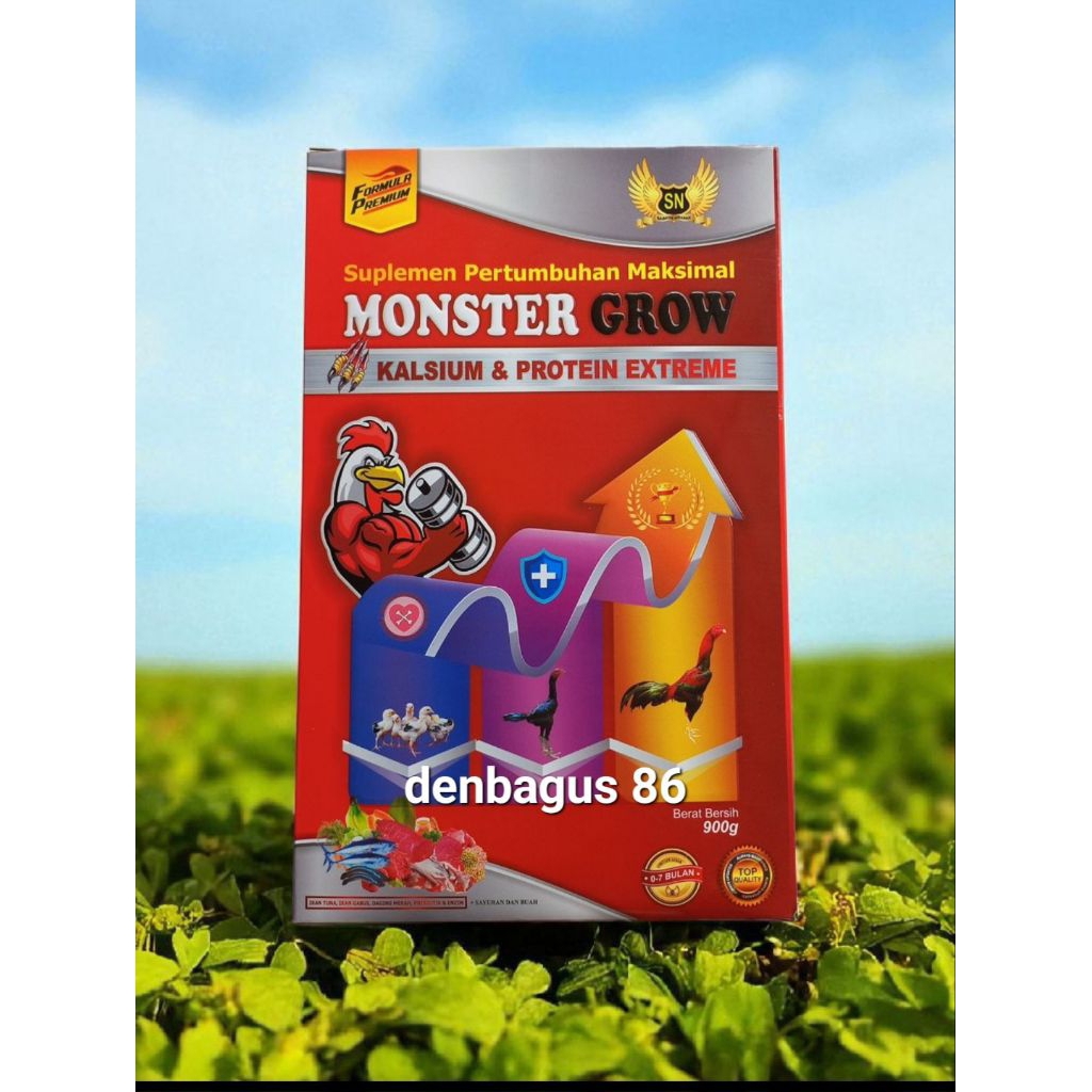 MONSTER GROW SN KALSIUM & PROTEIN EXTEME UNTUK HEWAN