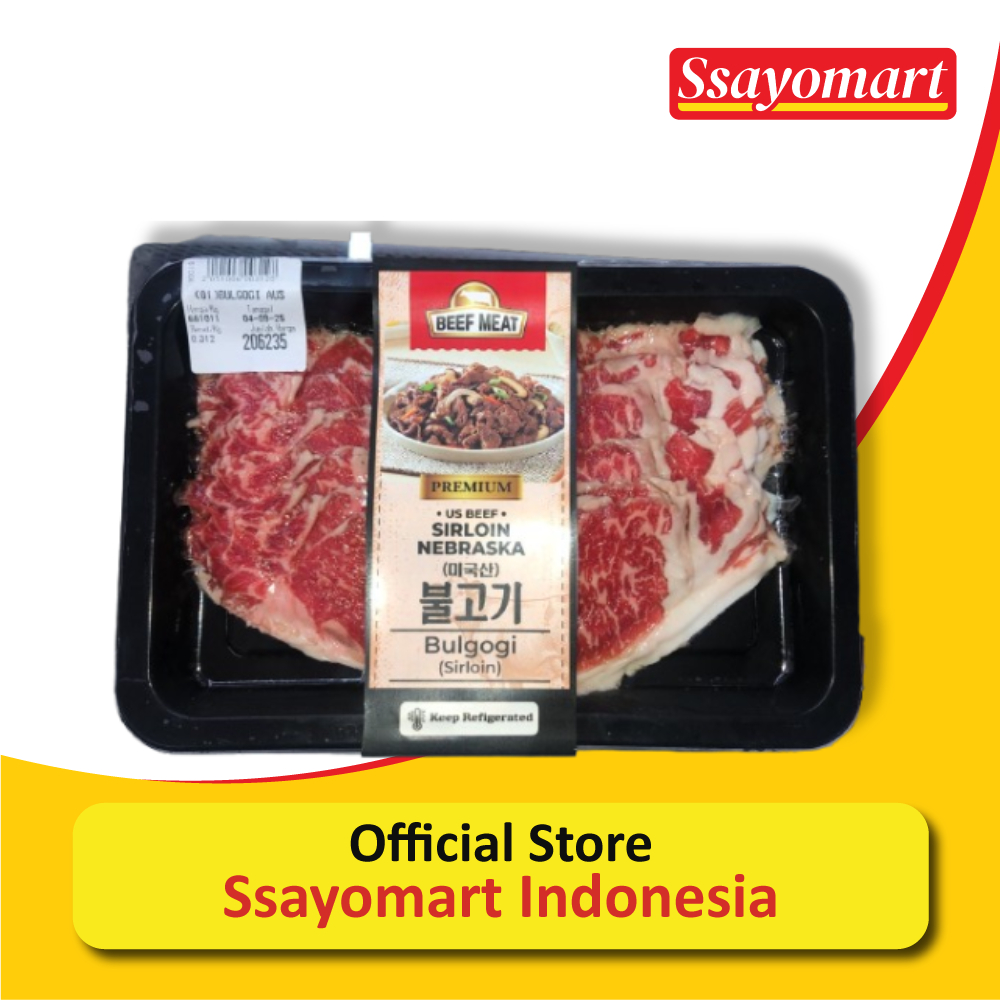 

DAGING SAPI PREMIUM / US BEEF SIRLOIN NEBRASKA / BULGOGI DEUNGSIM 300GR