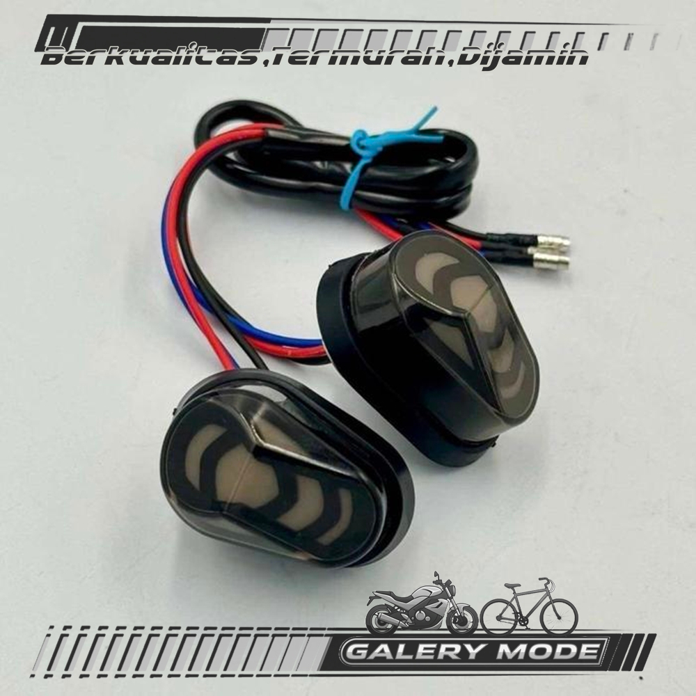Lampu Sen Sein Tempel Oval MOBIUS Fering LED Mini R15 CBR GSX Ninja Klx 150 Crf 150 L Ninja RR Cbr 2