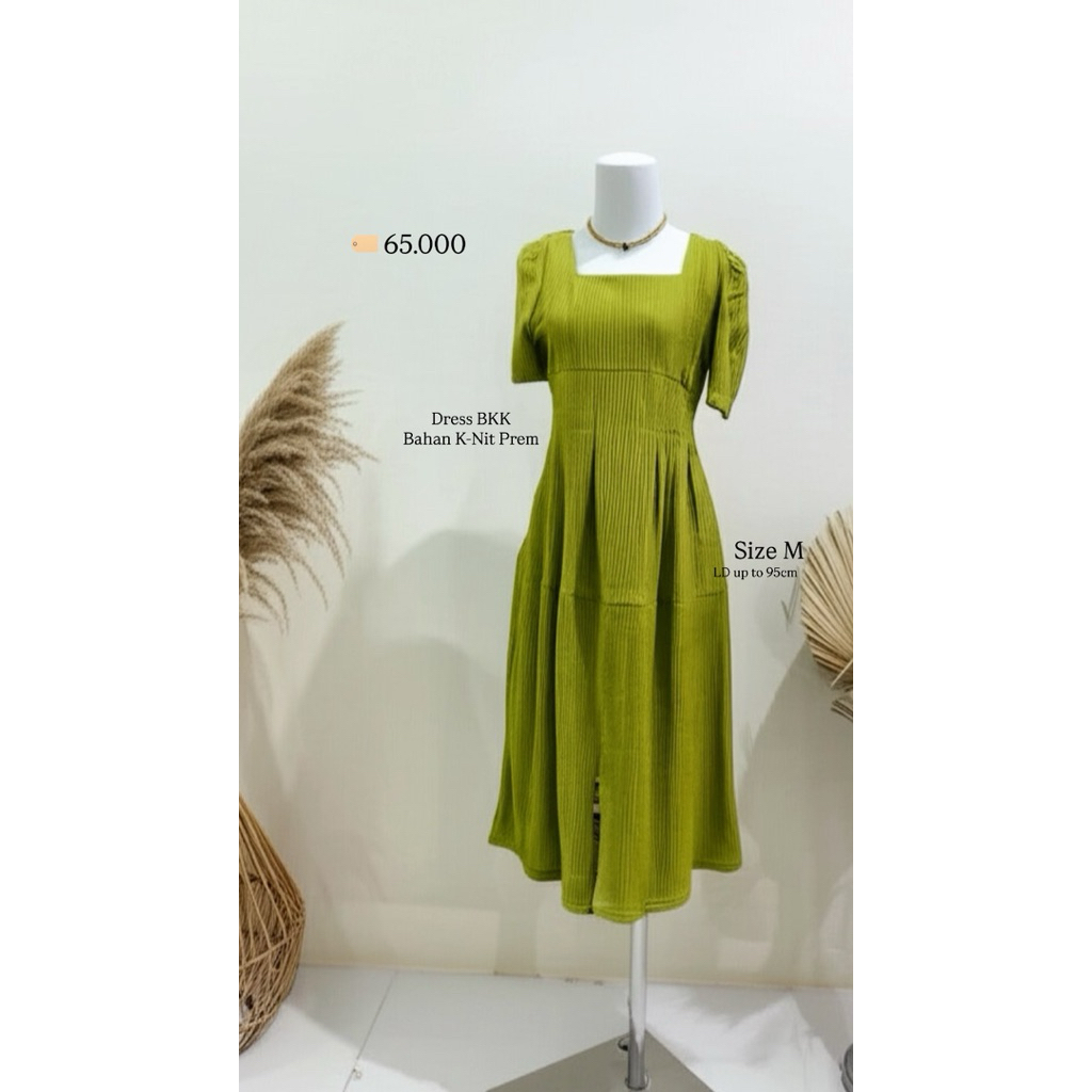 Dress bkk/dress santai/korea Style/dress pesta/casual Dress
