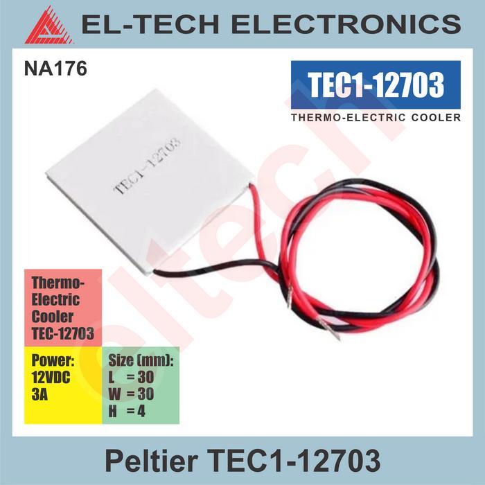 Peltier Cooler Pendingin Heatsink TEC1 12703 12705 12709 SP1848-27145 - TEC-12703