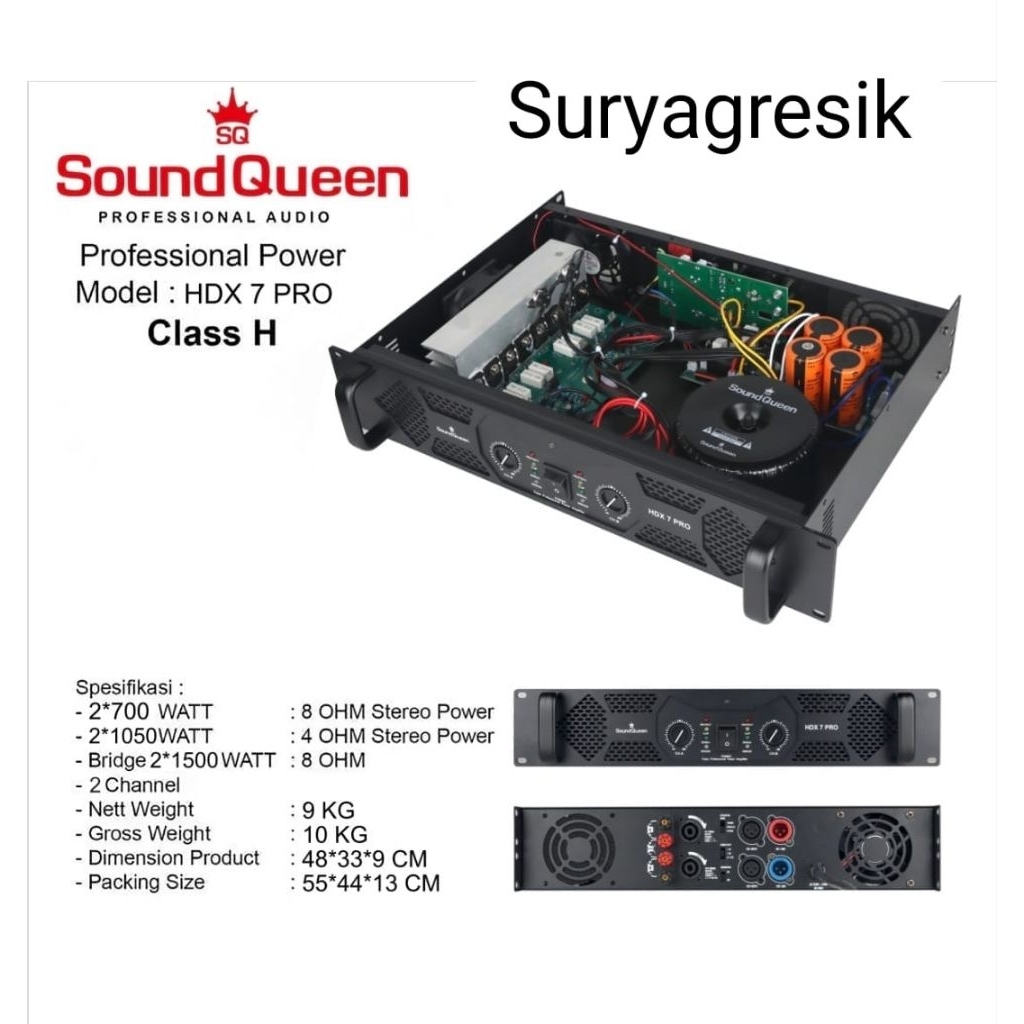 POWER SOUNDQUEEN HDX 7 PRO CLASS H