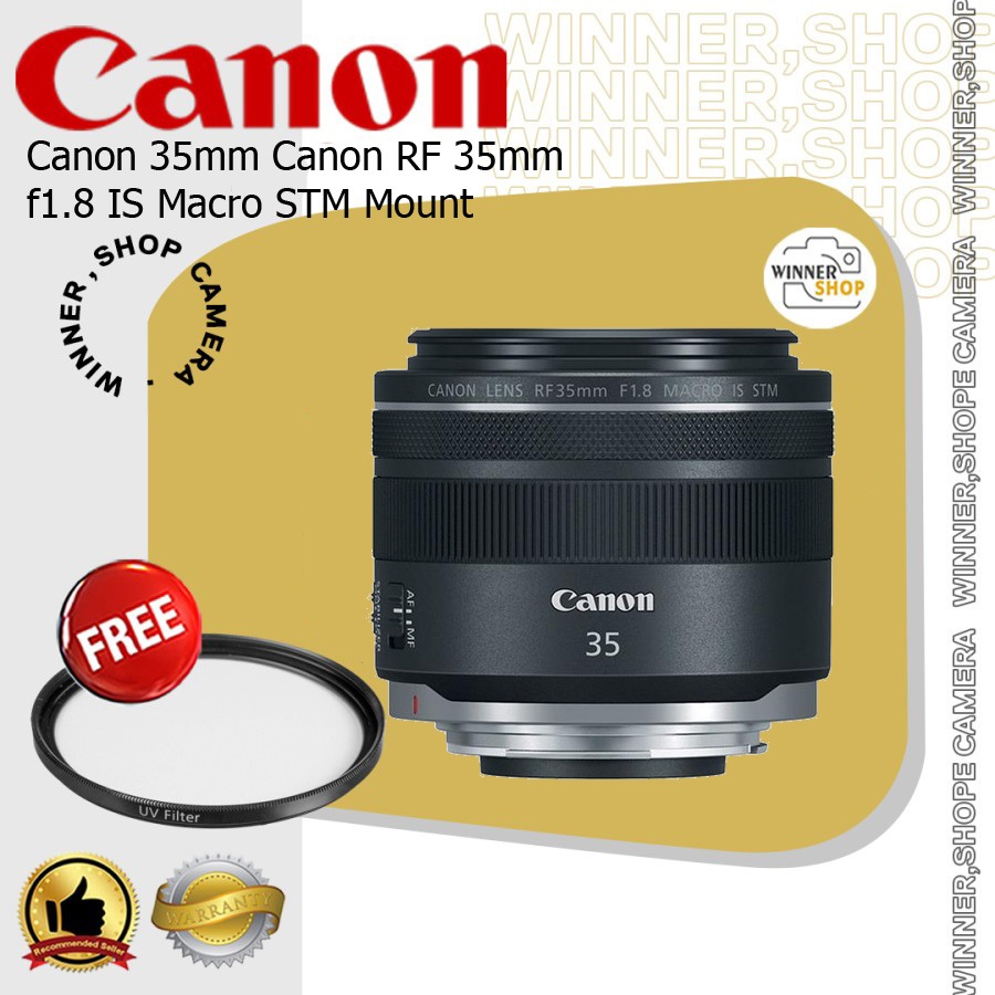 Canon 35mm Canon RF 35mm f1.8 IS Macro STM Mount
