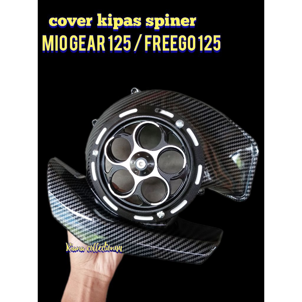 COVER TUTUP KIPAS SPINER MIO GEAR 125 , TUTUP KIPAS FREEGO 125 SPINER BUNGA, KIPAS SPINER MIO GEAR 1