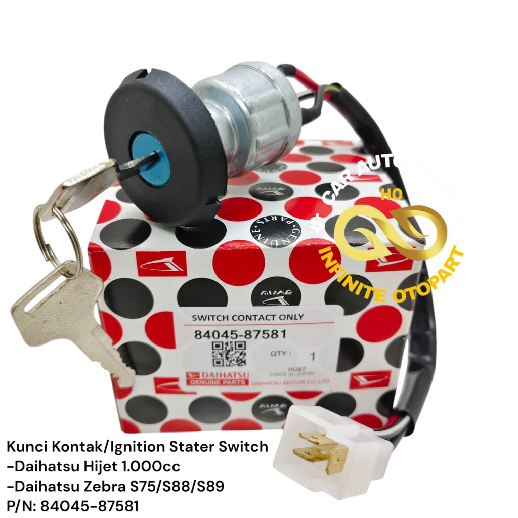 KUNCI KONTAK STARTER SWITCH DAIHATSU ZEBRA S88 S89 HIJET