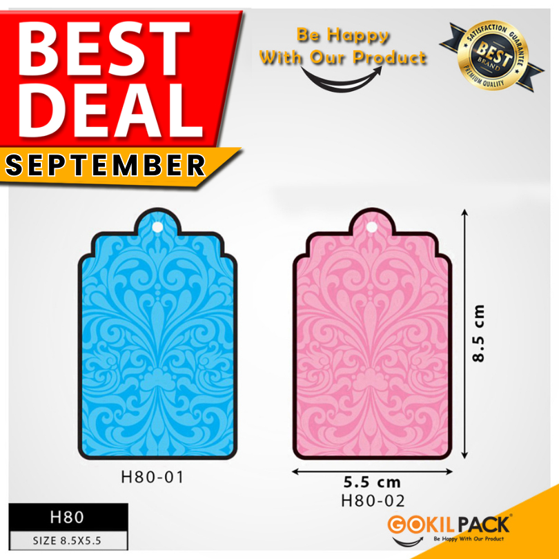 

Hangtag|Murah|Hiasan|Label|Aksesoris|Box|Dus|Polos|H80