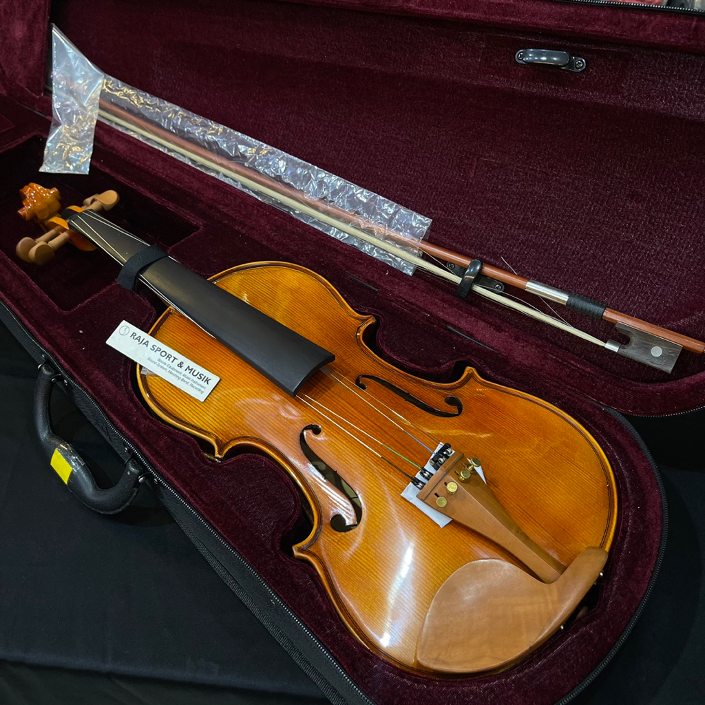 BIOLA WYLER - VIOLIN 4/4 + CASE ROSIN BOW - ORIGINAL VIOLIN