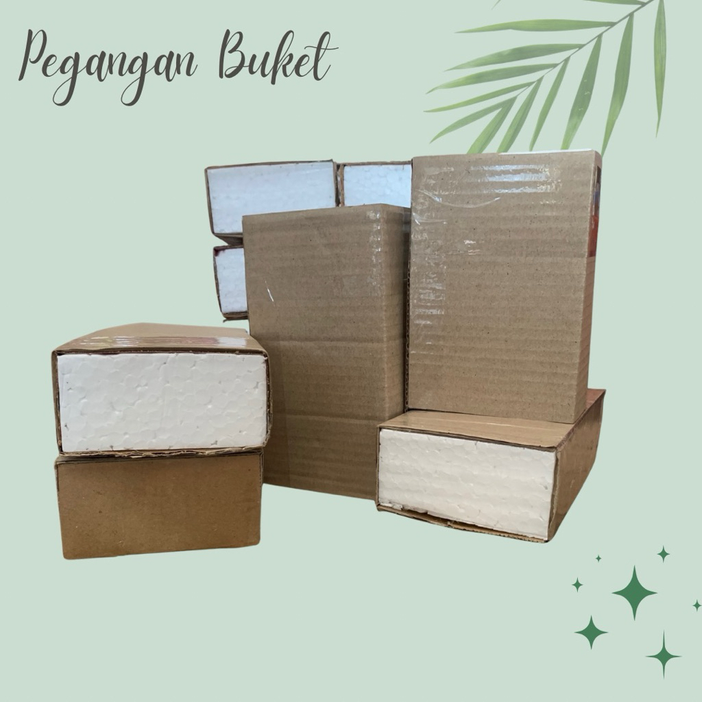 Busa Sterofoam kering | Gagang Buket |Gabus Buket | Sterofoam Buket| Gagang Buket tinggal pakai