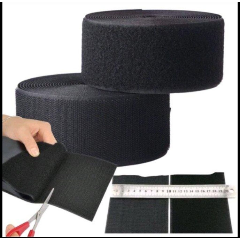 Perekat Velcro/Velcro Kasar 1 Meter