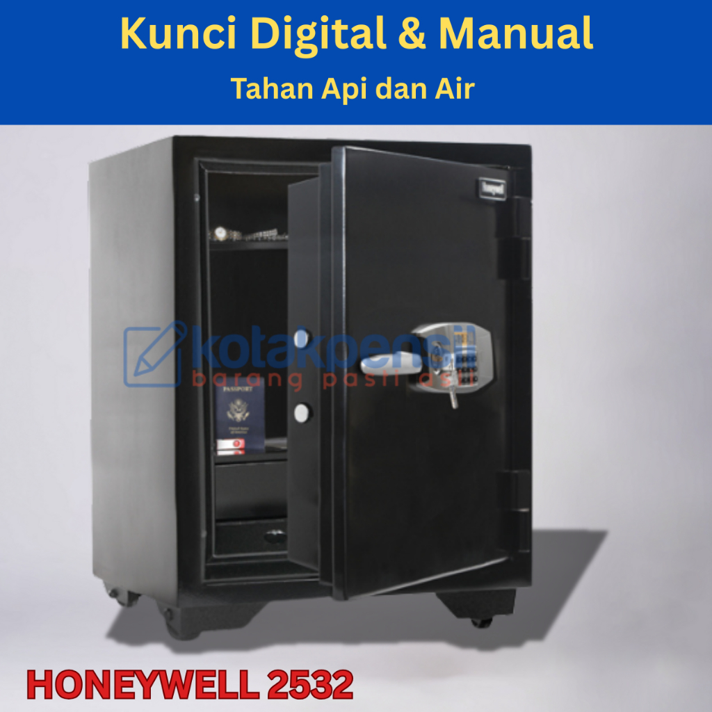Brankas HONEYWELL 2532 Tahan Api Kunci Digital | Brankas Dokumen | Brankas Uang & Emas Tahan Api