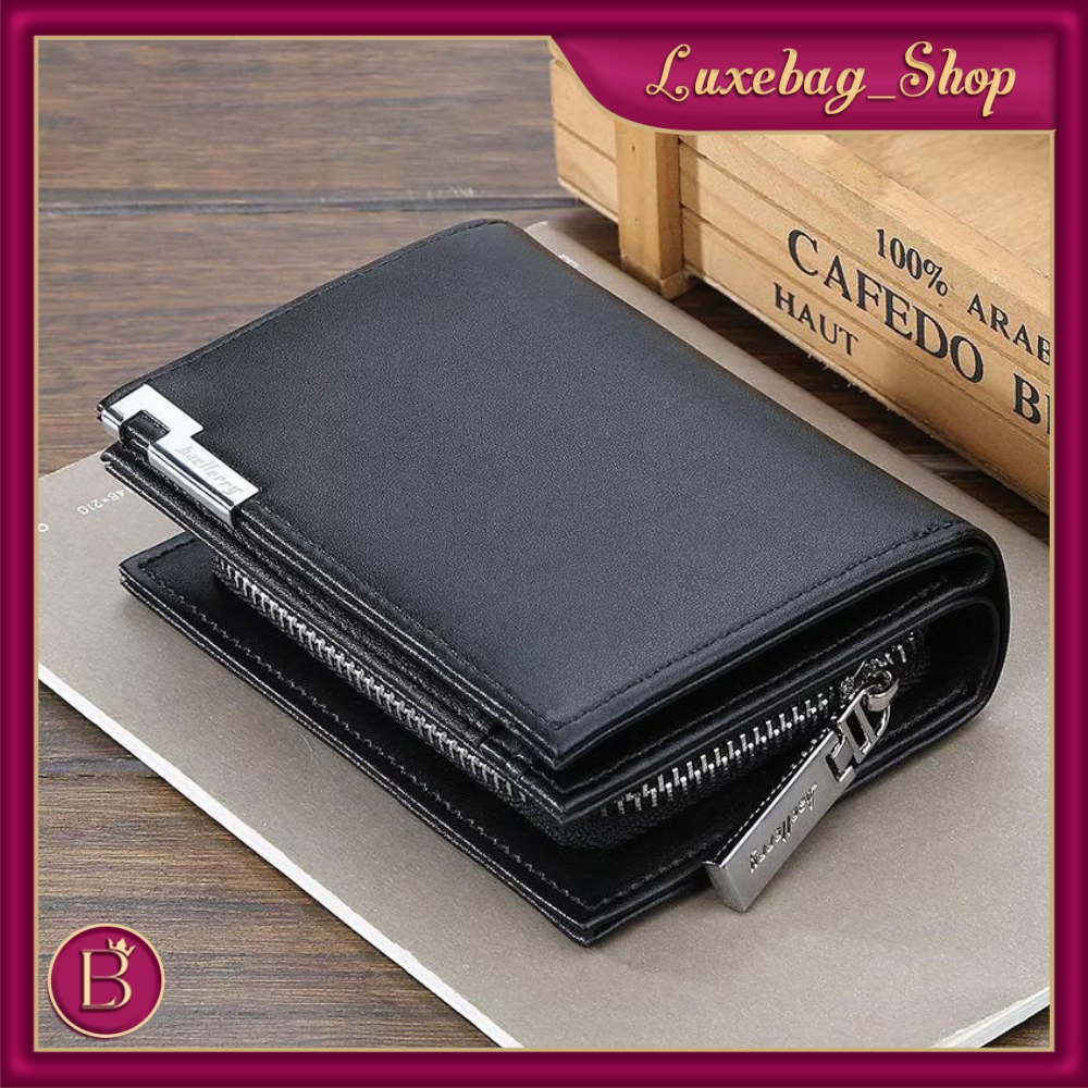 LB - D025 Dompet Lipat Wanita Pria Kulit Panjang Fashion Murah Kartu Import